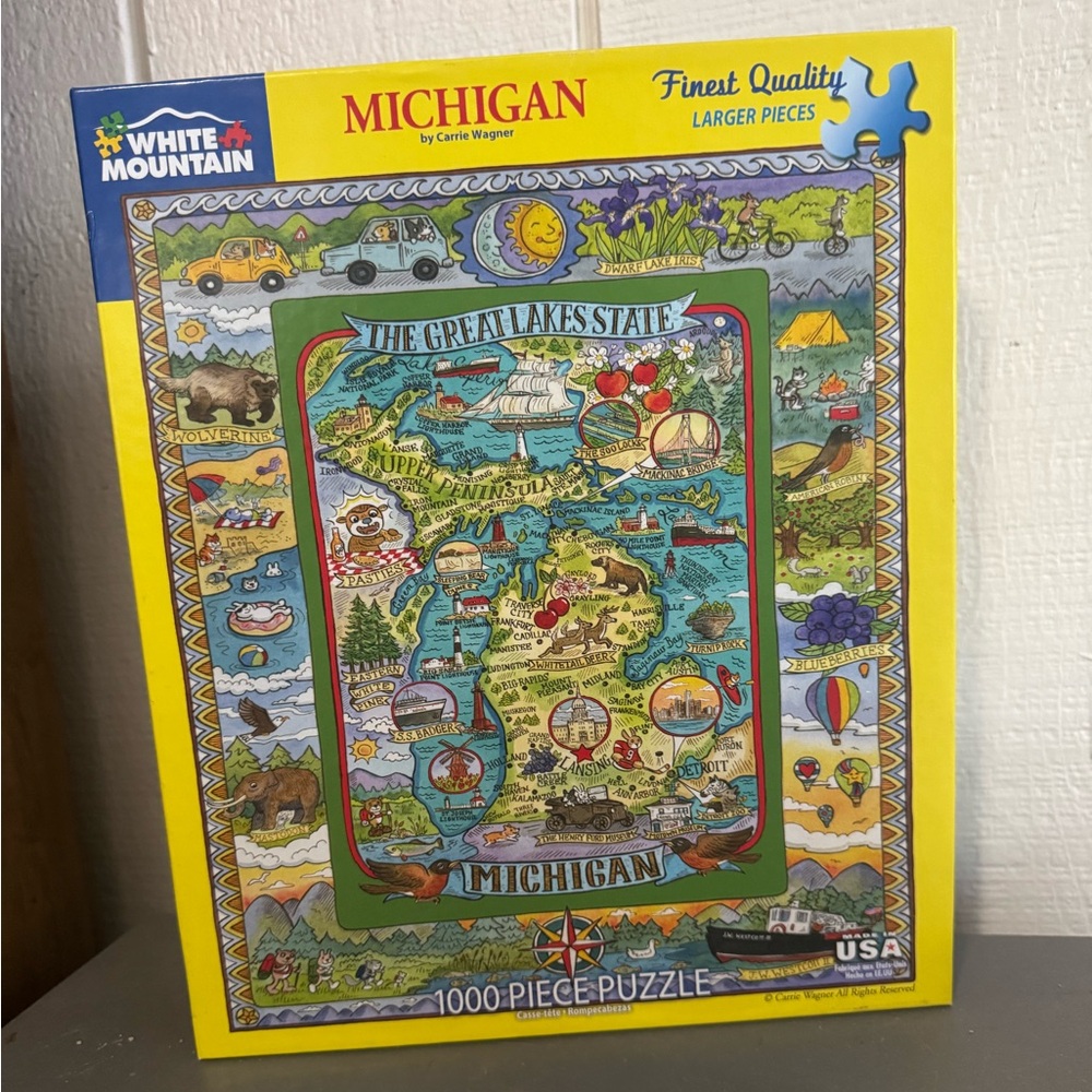 White Mountain Michigan State- 1000 Puzzle